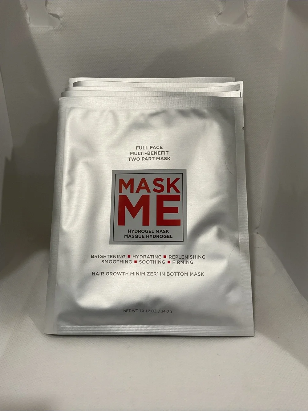 5 Hydrogel Full Face Mask - White/Silver